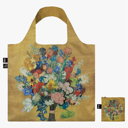 VAN GOGH MUSEUM Gold Flower Recycled Bag - PMA Store at the Portland Museum of Art, Maine