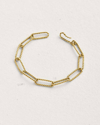 Sailors Valentine - Rope Elongated Cable Bracelet: 7 3/4" - PMA Store at the Portland Museum of Art, Maine