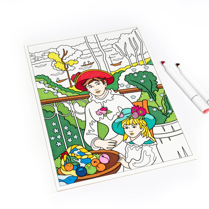 Today is Art Day - Coloring Book - Impressionism