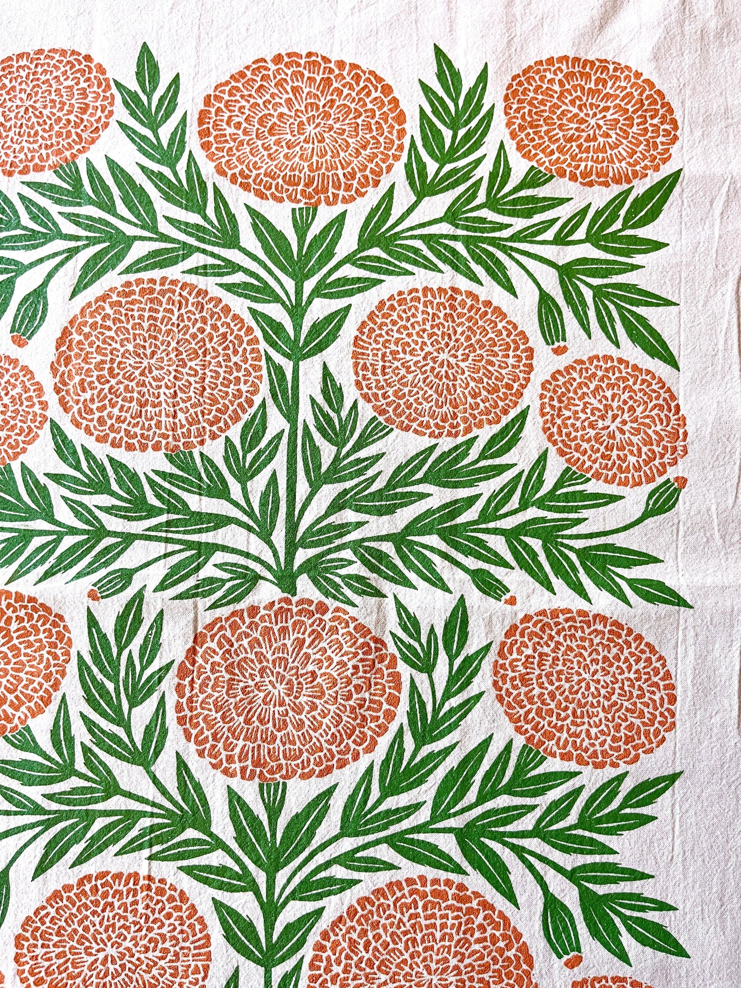 Katharine Watson - Marigold Tea Towel - PMA Store at the Portland Museum of Art, Maine