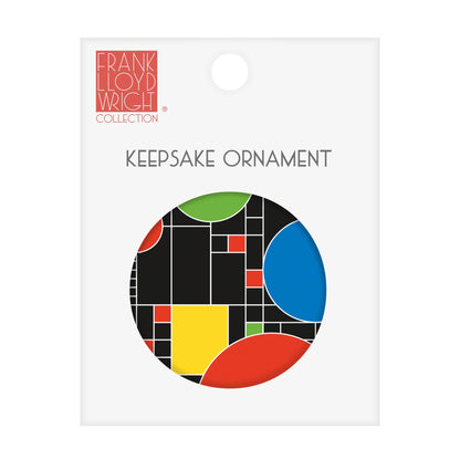 Frank Lloyd Wright Coonley Playhouse Keepsake Ornament - PMA Store at the Portland Museum of Art, Maine