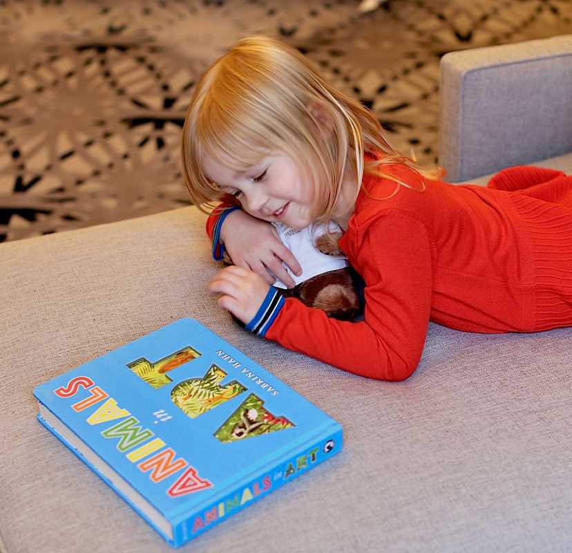 Simon & Schuster - Animals in Art by Sabrina Hahn: Board Books; 64 pages / English - PMA Store at the Portland Museum of Art, Maine