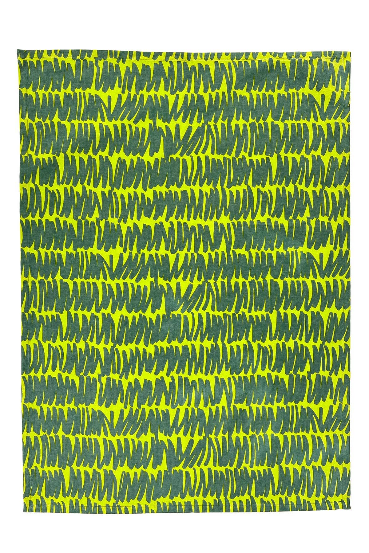 See Design - Tea Towels (Set of 2): Small Totem Aqua/Citron - PMA Store at the Portland Museum of Art, Maine