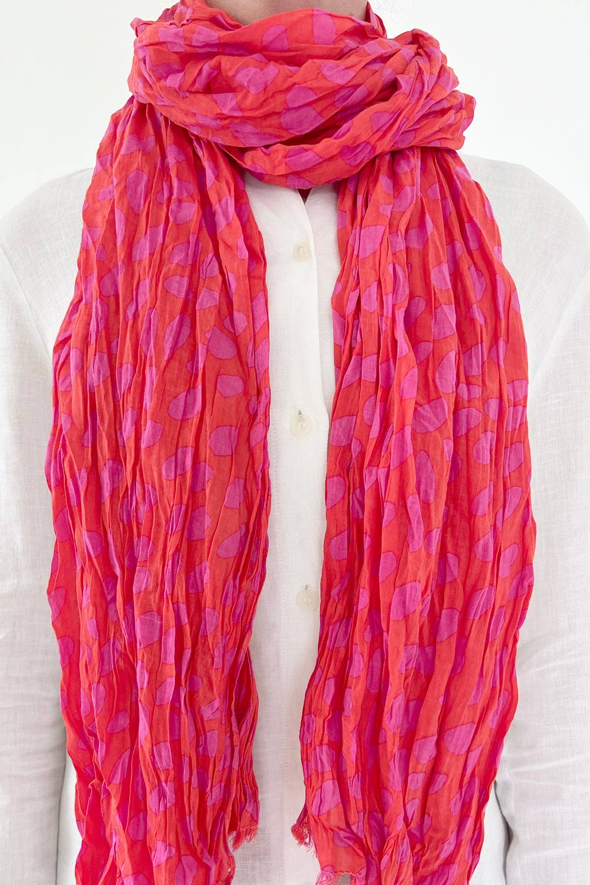 See Design - Cotton Scarf: Stitch Coal
