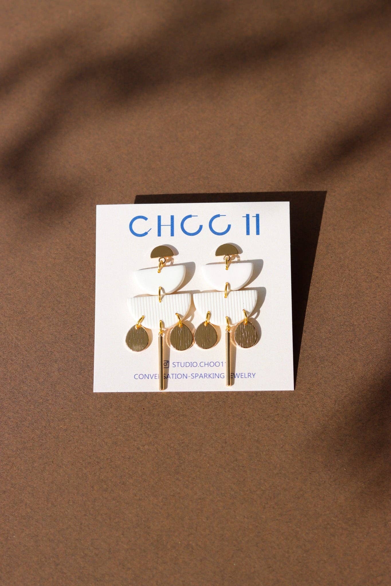 KAYLA EARRINGS // GOLD TONE: Hydrangea - PMA Store at the Portland Museum of Art, Maine