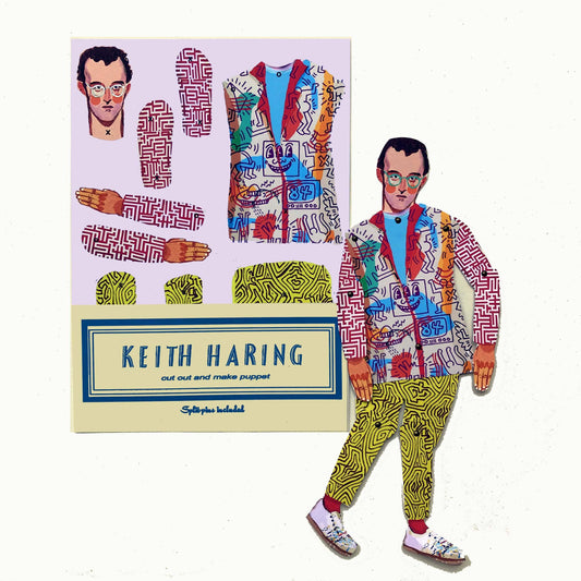 Keith Haring Cut and Make Puppet - PMA Store at the Portland Museum of Art, Maine