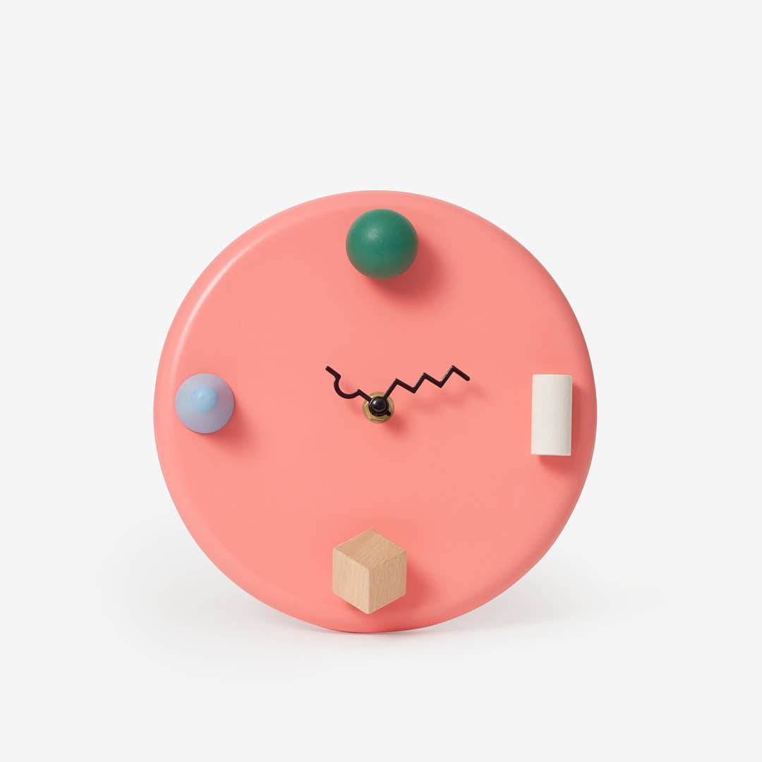 Areaware - Wall Clock: Yellow - PMA Store at the Portland Museum of Art, Maine