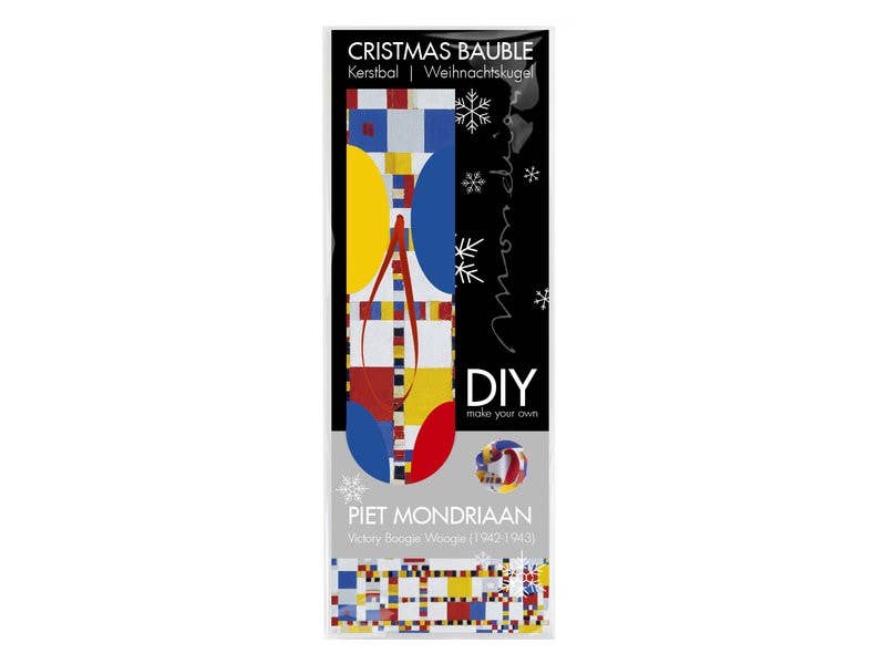 DIY Christmas Ball , Mondriaan - PMA Store at the Portland Museum of Art, Maine