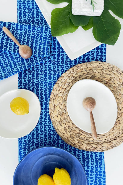 See Design - Table Runner: Touch Blue/Blue - PMA Store at the Portland Museum of Art, Maine