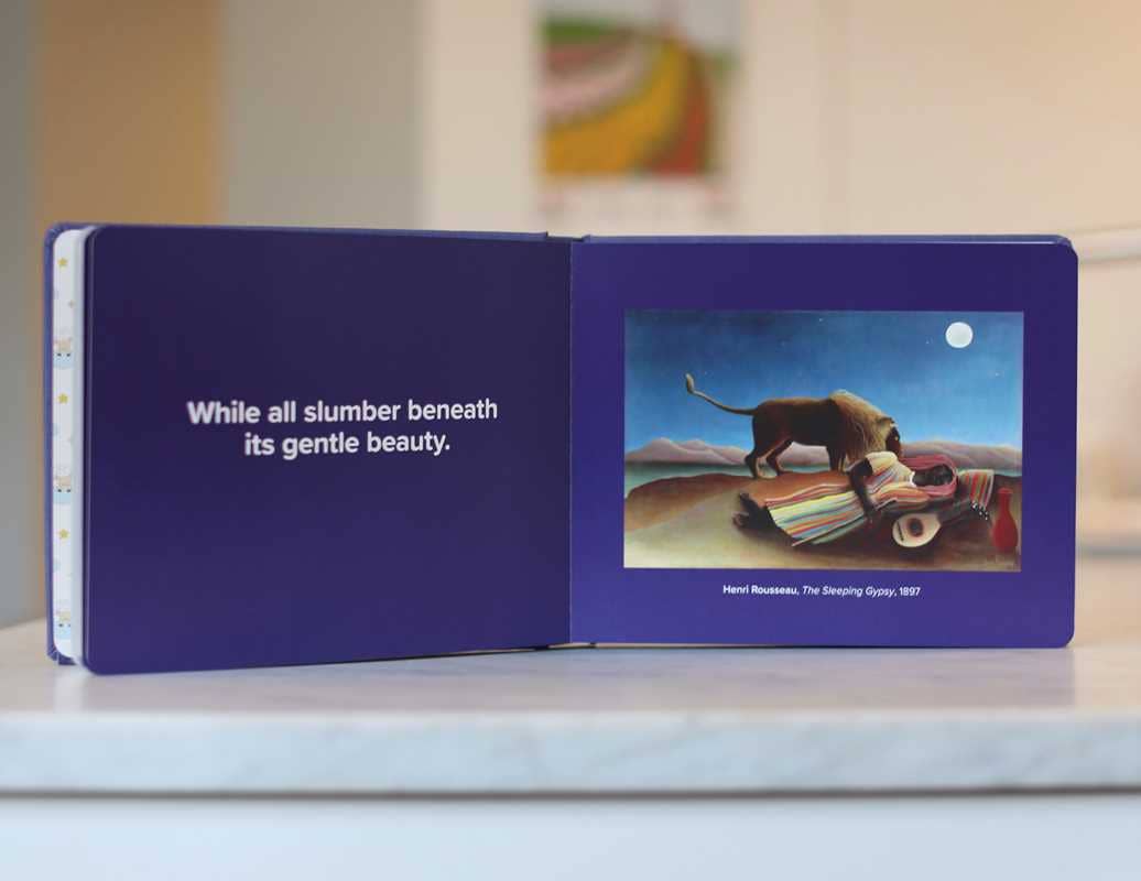 Simon & Schuster - Bedtime with Art by Sabrina Hahn: Board Books; 80 pages / English - PMA Store at the Portland Museum of Art, Maine