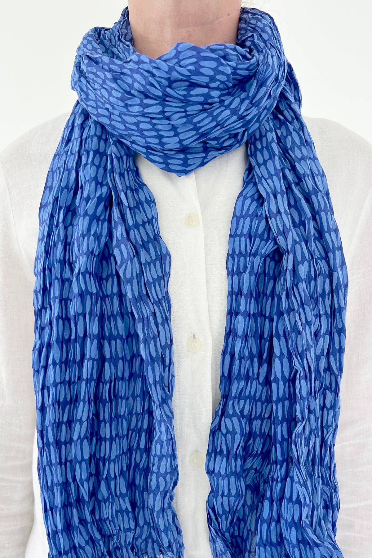 See Design - Cotton Scarf: Stitch Coal