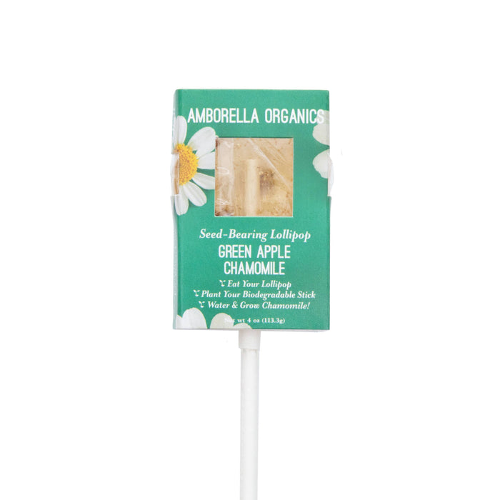 Amborella Organics - Blooming Lollipop Bundle (Eat, Plant & Grow a Herb/Flower) - PMA Store at the Portland Museum of Art, Maine
