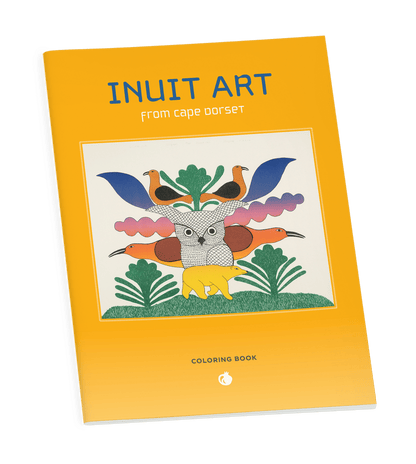 Pomegranate - Inuit Art from Kinngait Coloring Book - PMA Store at the Portland Museum of Art, Maine