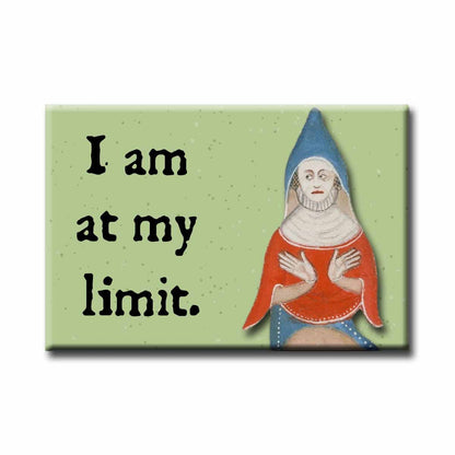 ChicalooKate - Medieval Marginalia At My Limit Refrigerator Magnet