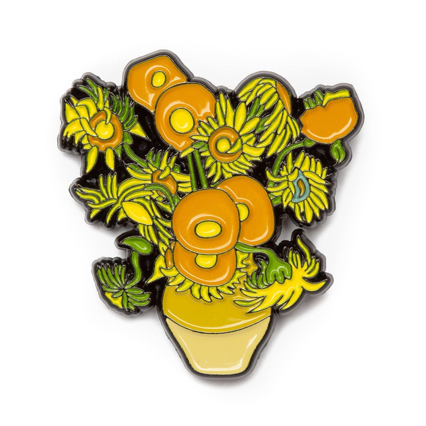 Today is Art Day - Pin - Sunflowers - Van Gogh - PMA Store at the Portland Museum of Art, Maine