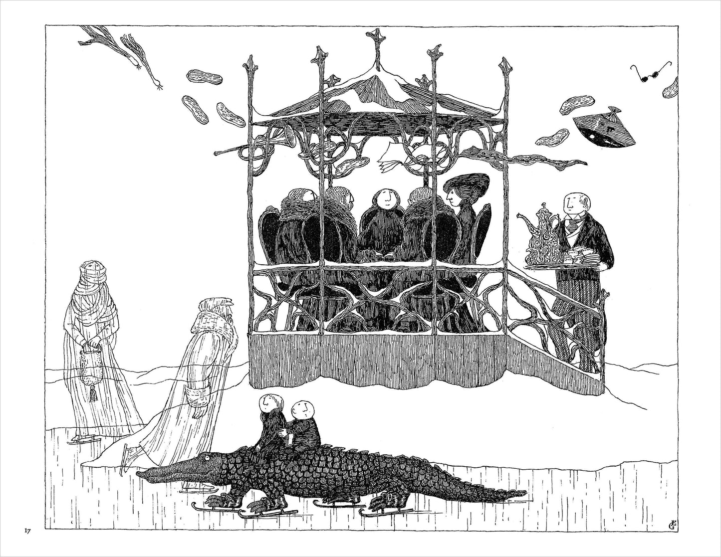 Pomegranate - Edward Gorey Coloring Book - PMA Store at the Portland Museum of Art, Maine