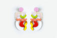Ecoresin Squiggle Mania Earrings: Nude Solar - PMA Store at the Portland Museum of Art, Maine