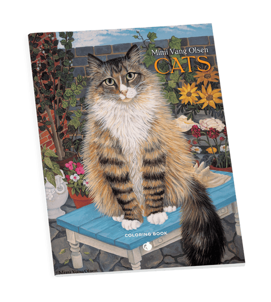 Pomegranate - Mimi Vang Olsen: Cats Coloring Book - PMA Store at the Portland Museum of Art, Maine