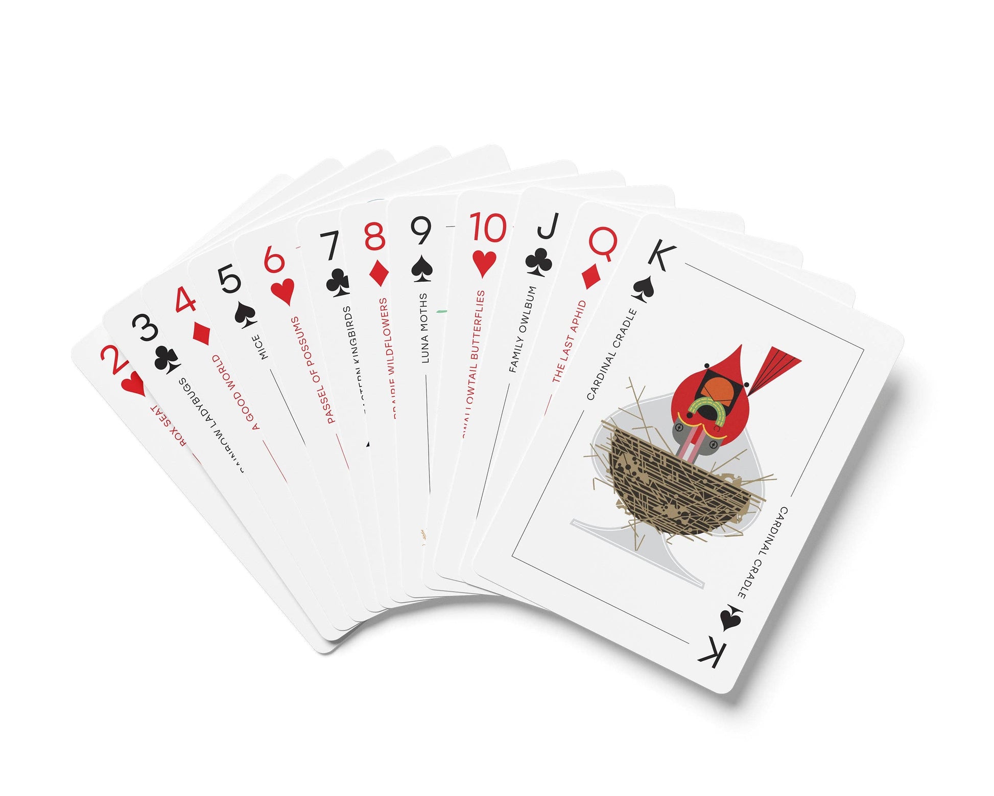 Pomegranate - Charley Harper Playing Cards - PMA Store at the Portland Museum of Art, Maine