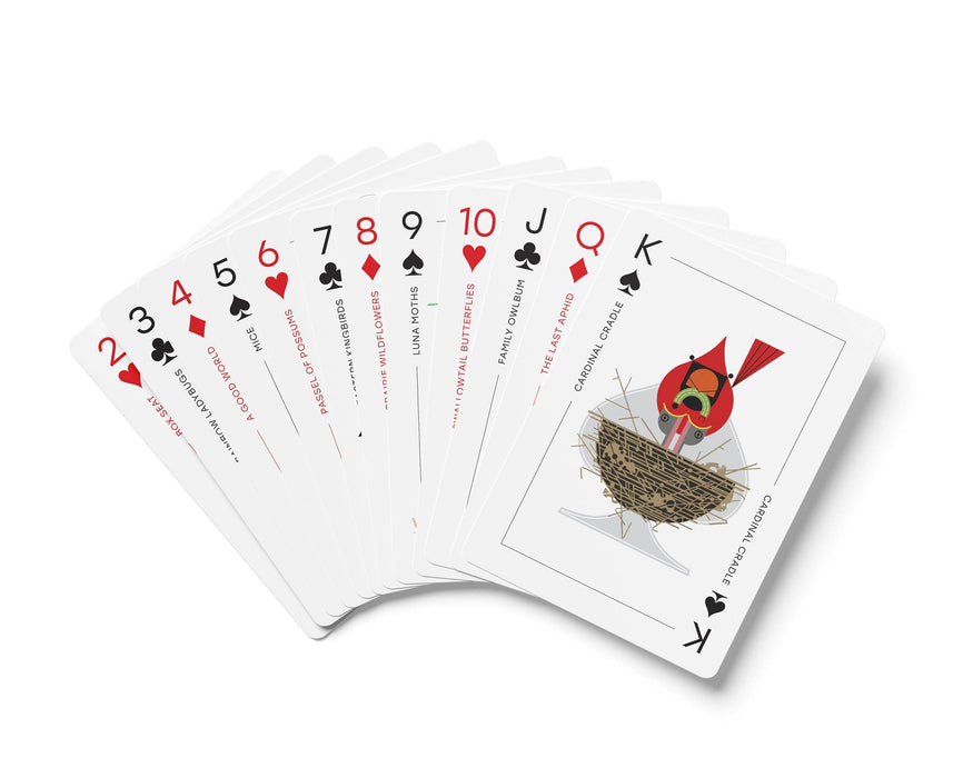 Pomegranate - Charley Harper Playing Cards - PMA Store at the Portland Museum of Art, Maine