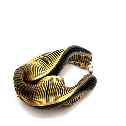 Oropopo - Oryx Horn White Sands Bracelet: Gold - PMA Store at the Portland Museum of Art, Maine