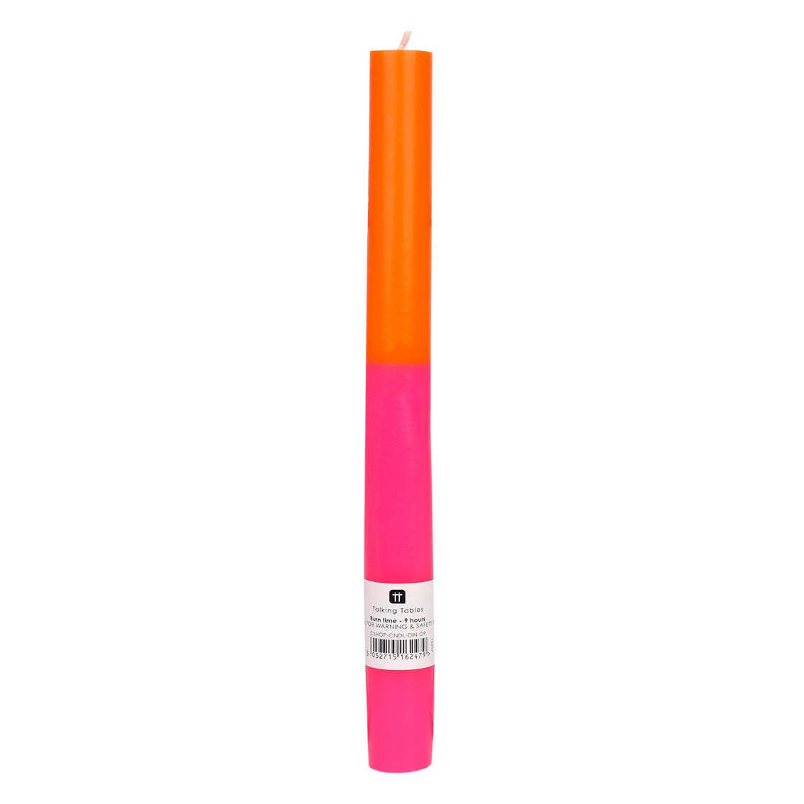 Orange & Pink Taper Candle | POS Unit | Fall | - PMA Store at the Portland Museum of Art, Maine