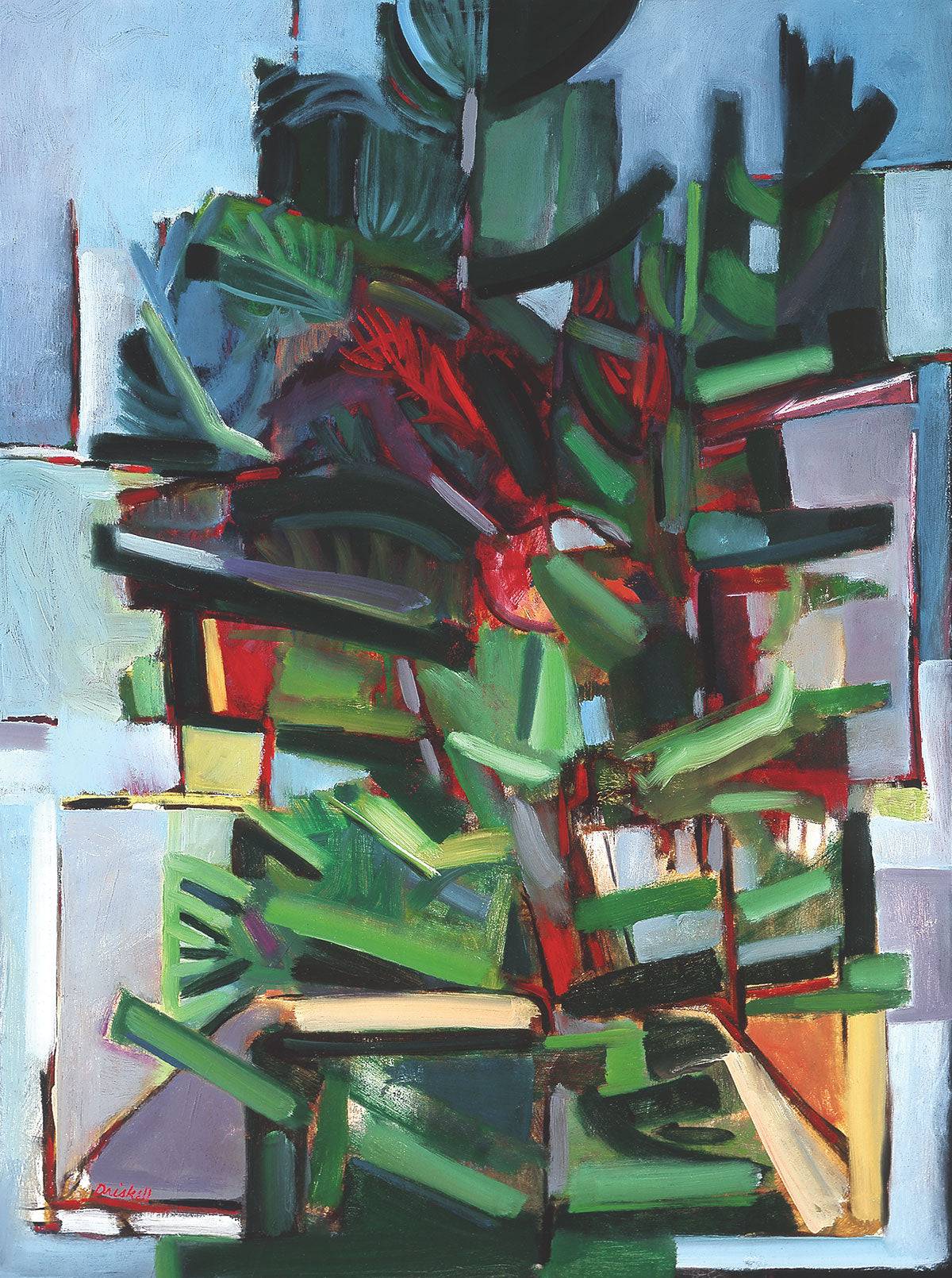 Two Pines #2, 1964 by David Driskell - PMA Store at the Portland Museum of Art, Maine