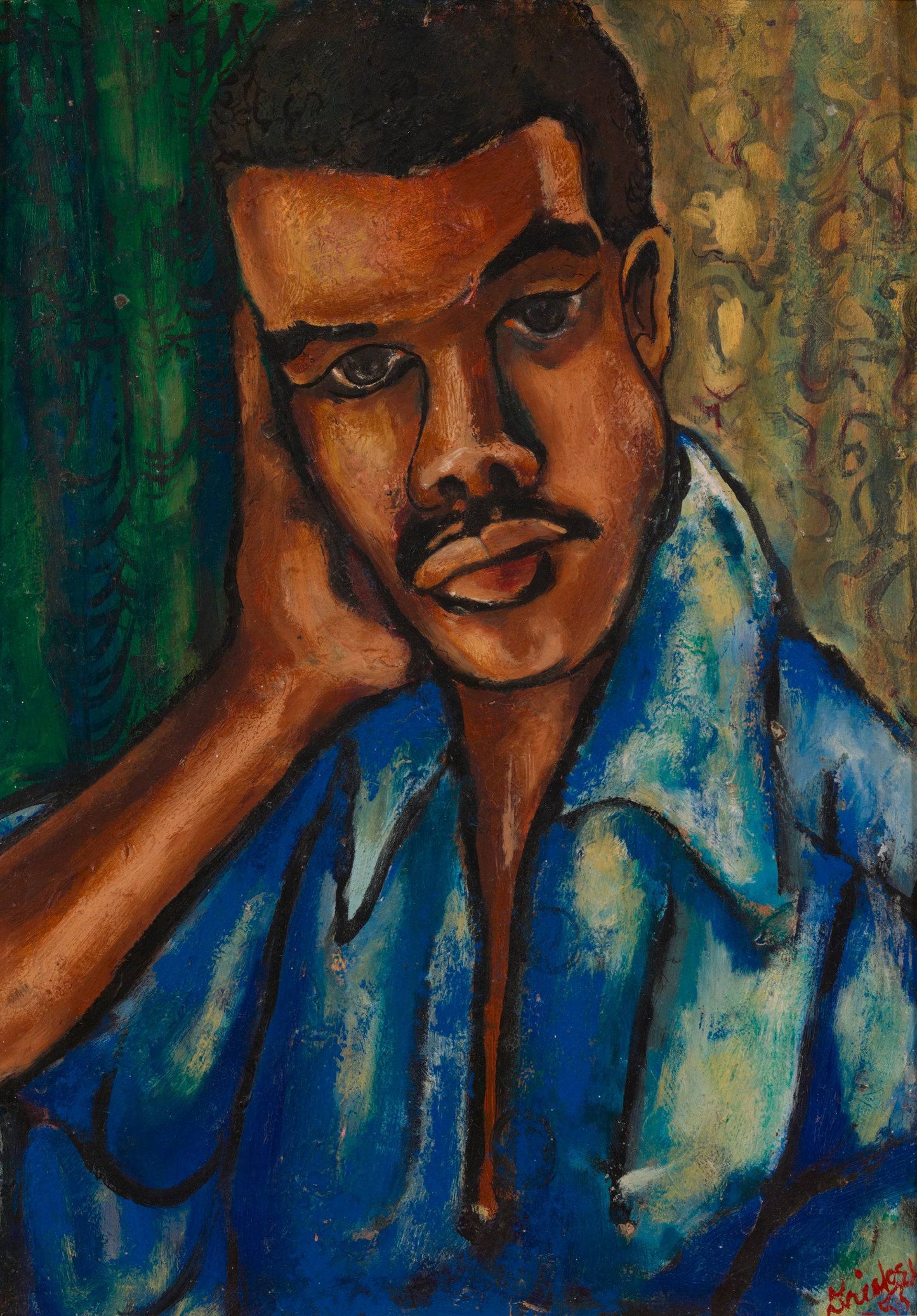 Self-Portrait, 1953  by David Driskell - PMA Store at the Portland Museum of Art, Maine