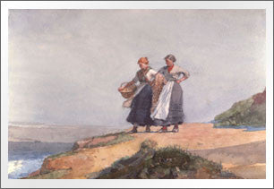 Looking out to Sea, Cullercoats, 1882 by Winslow Homer - PMA Store at the Portland Museum of Art, Maine