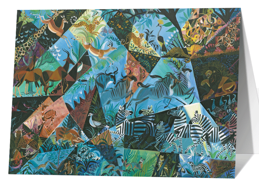 Blue Savanna, 1978 by Dahlov Ipcar - PMA Store at the Portland Museum of Art, Maine