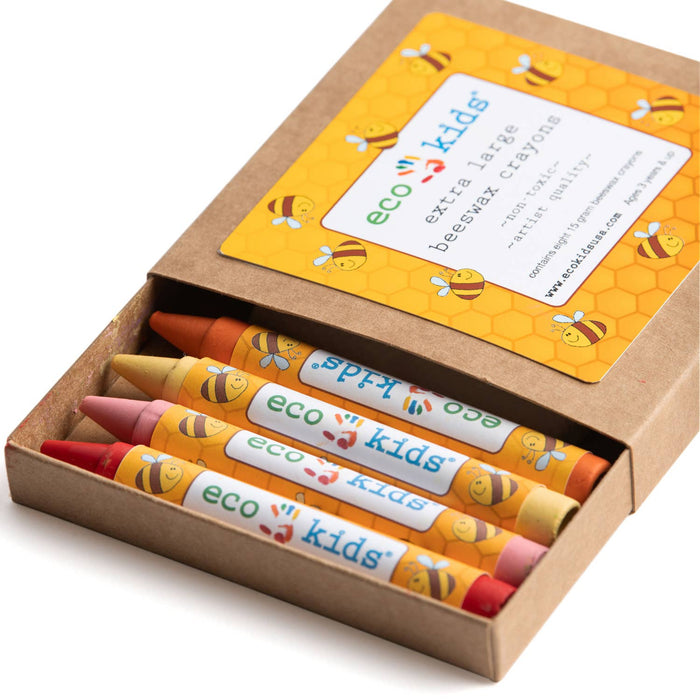 beeswax crayons - extra large - case: Without display / without 12 jumbo pencil sharpeners