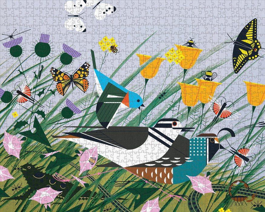 Charley Harper Once there was a Field 1,000-piece Jigsaw Puzzle