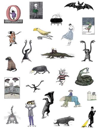 Edward Gorey Sticker Book