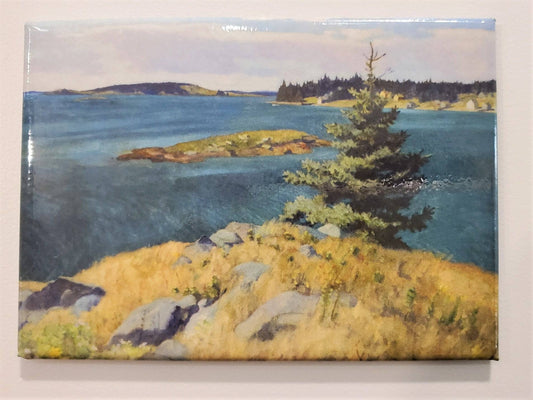 Georges Island, Penobscot Bay, Maine Magnet - PMA Store at the Portland Museum of Art, Maine