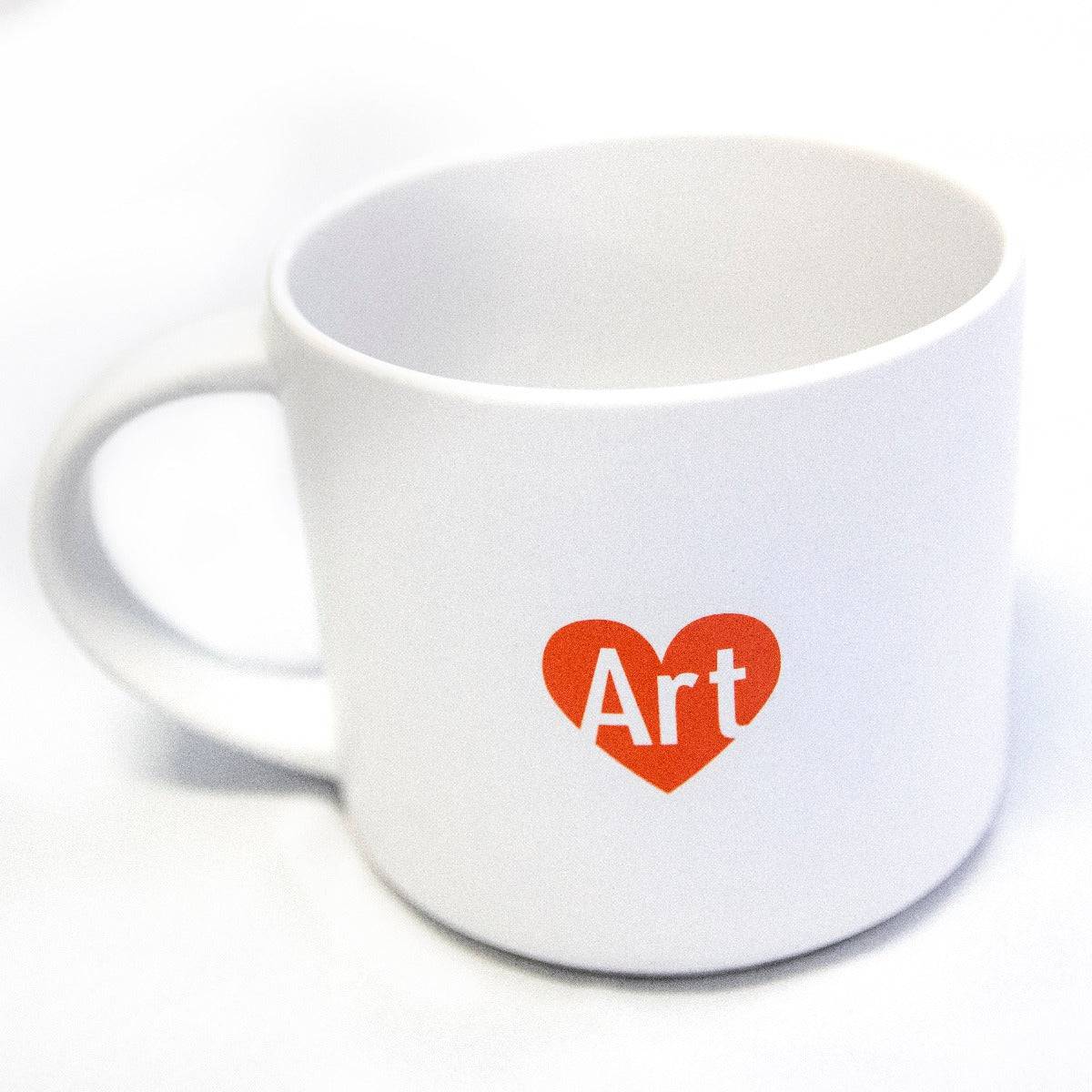 Art is the Heart Ceramic 16 oz Mug - PMA Store at the Portland Museum of Art, Maine