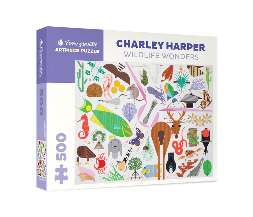 Charley Harper: Wildlife Wonders 500-Piece Jigsaw Puzzle