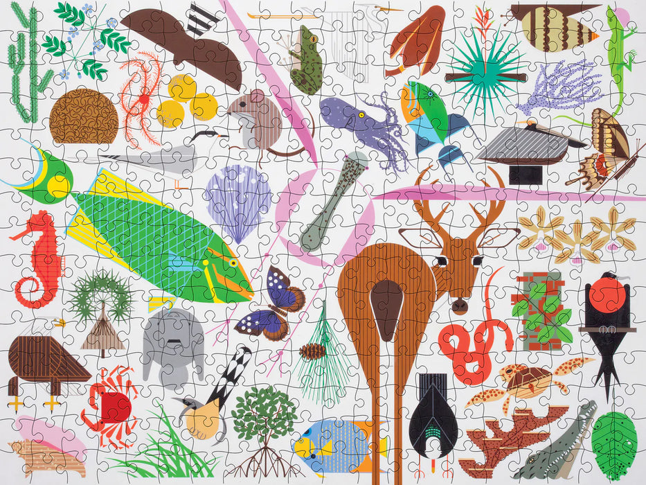 Charley Harper: Wildlife Wonders 500-Piece Jigsaw Puzzle