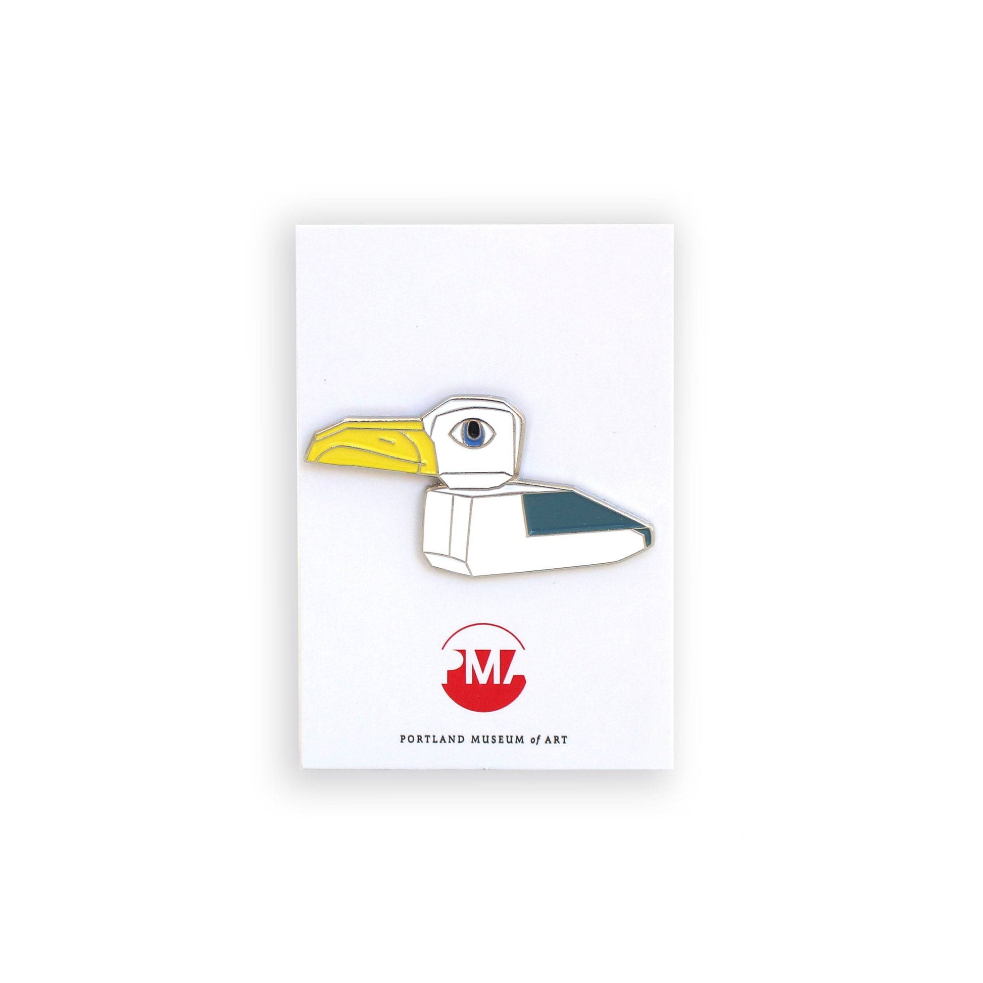 Bernard Langlais Seagull Lapel Pin #1 - PMA Store at the Portland Museum of Art, Maine