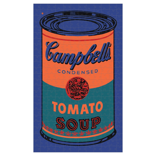 Andy Warhol Soup Can Orange 300 Piece Tin Puzzle