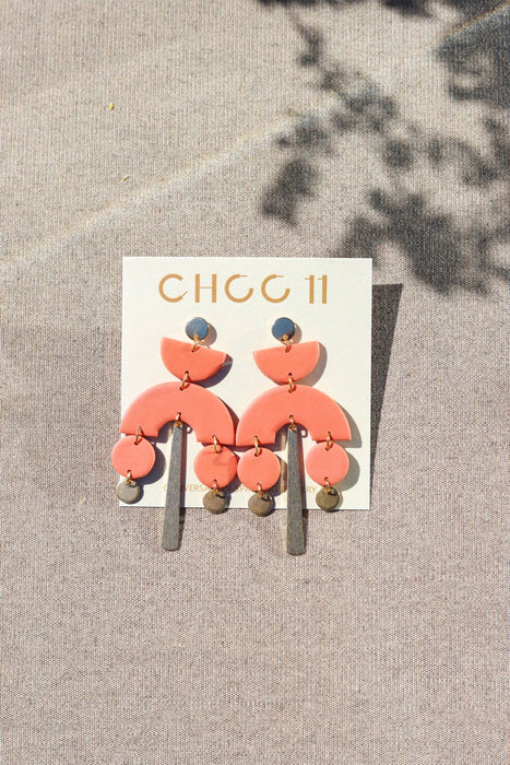 MIRANDA EARRINGS: Clay