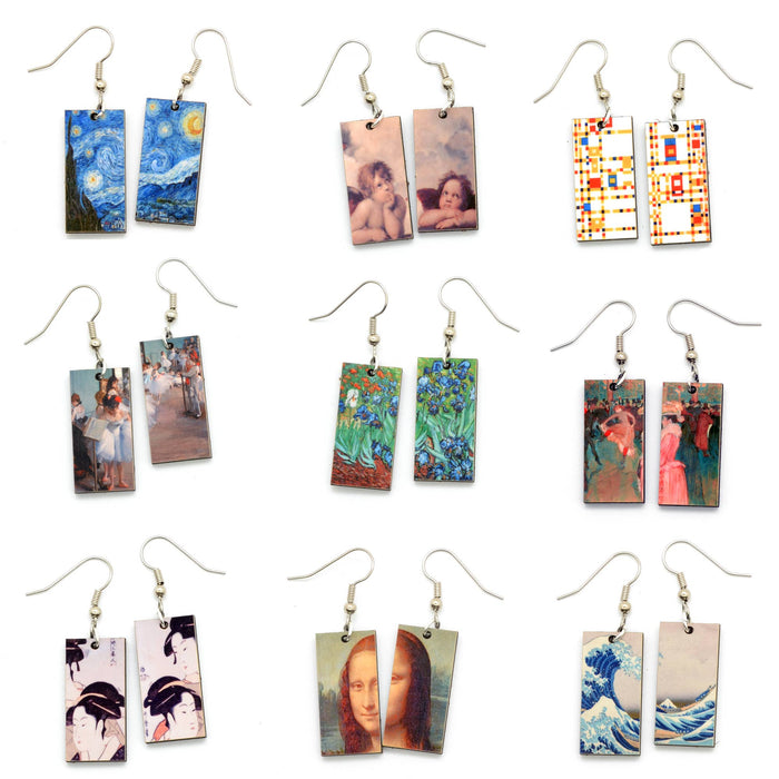 Famous Art Dangle Earrings