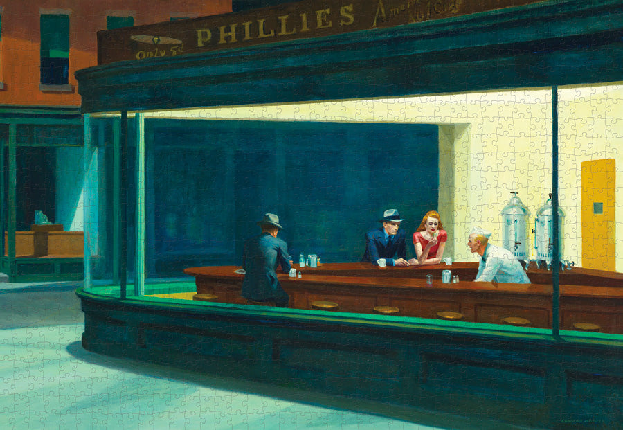 Edward Hopper: Nighthawks 1000-Piece Jigsaw Puzzle